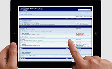 Bilde av forumet til www.trifive.no/forum