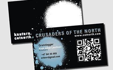 Bilde av Crusaders of the North visitkort