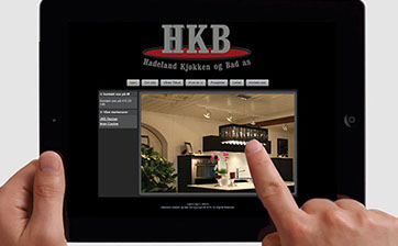 Bilde av websiden til www.hadelandkb.no